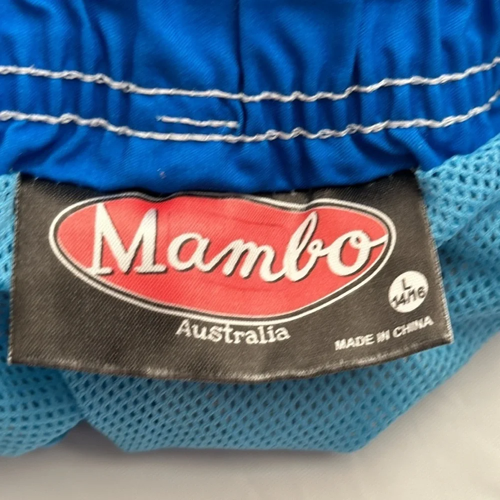 Mambo Australia multicolor lightweight lined board shorts swim trunks